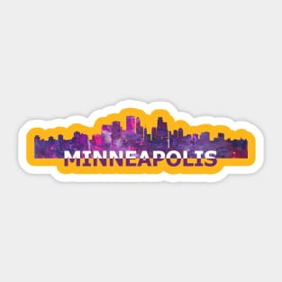 Minneapolis Skyline Sticker